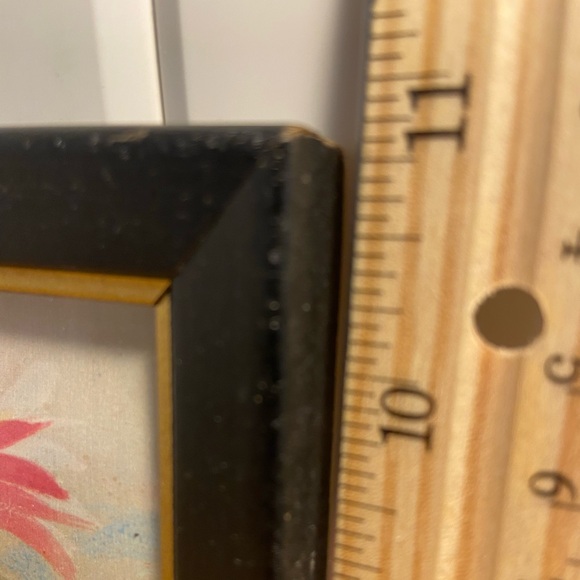 MCM cats vintage kitten flowers black framed prints kitsch 70s colors K Chin art - Picture 12 of 16